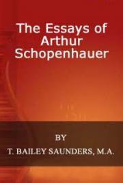 The Essays of Arthur Schopenhauer