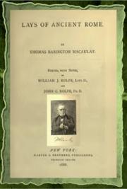 Lays of ancient Rome (1888)
