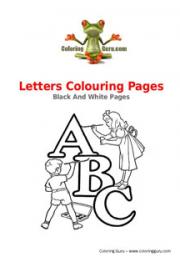 Letters Colouring Pages