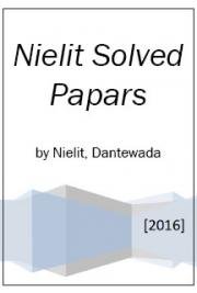 Nielit Solved Papars 