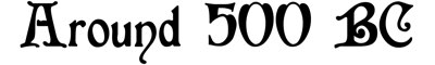 Around 500 BC